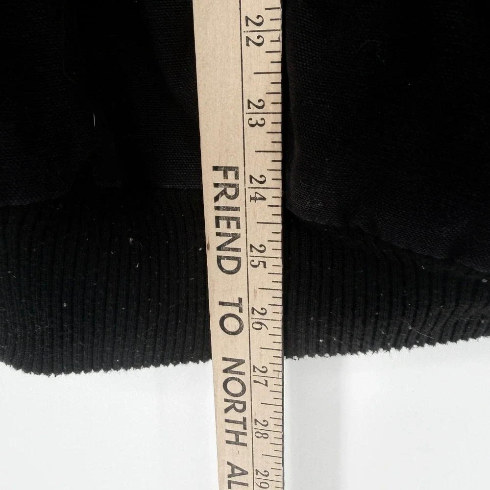 Walls Workwear Men Large Black Cotton Duck Canvas Hooded Bomber Jacket W35203KBK